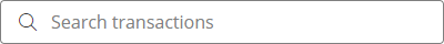Image of Search textbox for transactions