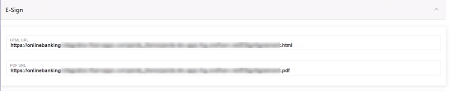 E-Sign with HTML URL field and PDF URL field to edit